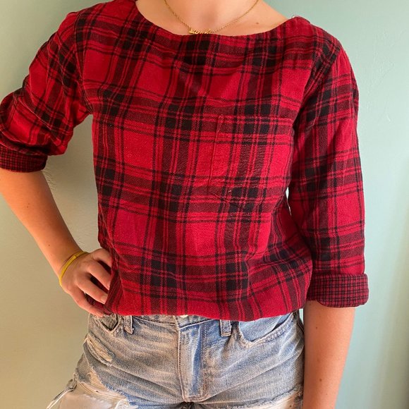 Red and Black Flannel from Madewell - Picture 2 of 4